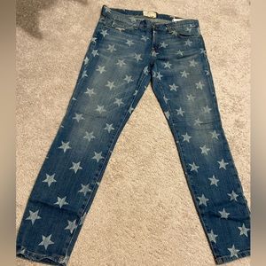 Current/Elliot Star Print Jeans